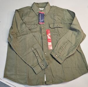 Lucky Brand Green Lightweight Shirt Jacket